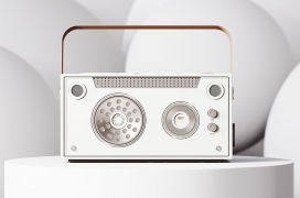 一款复古现代的扬声器，可唤醒老收音机播放器的美好回忆