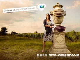 Aquitaine Region France 平面广告设计
