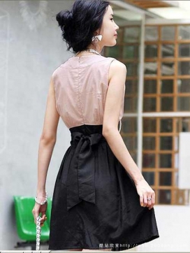 韩国外贸日韩典雅气质洋装礼服连衣裙欣赏