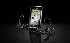 澳洲的摄影广告商Staudinger超级平面LG手机宣传创意欣赏