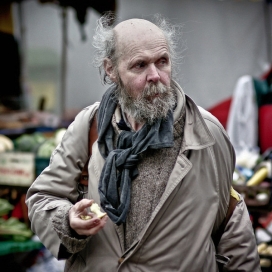 西班牙Limerick利默里克黑白街头老人居民生活艺术摄影