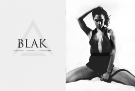 比利时BLAK狂野美诱黑白女摄影