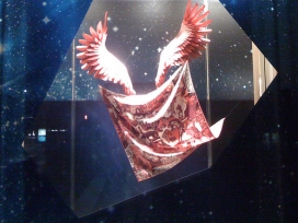 Paper wings for Hermès Christmas Windows圣诞视窗纸翅膀
