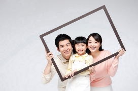 韩国温馨幸福家庭组合人像摄影--一家人