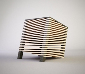 工业设计：The Virtual BOX虚拟错位的椅子设计