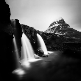 Iceland II地理瀑布-山水黑白摄影