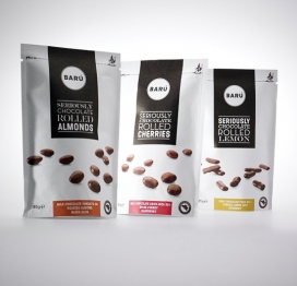 比利时Barú巧克力食品零食包装设计欣赏