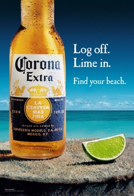 Corona Beer啤酒平面广告