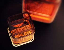 以色列Ryesenberg概念的威士忌酒瓶包装设计