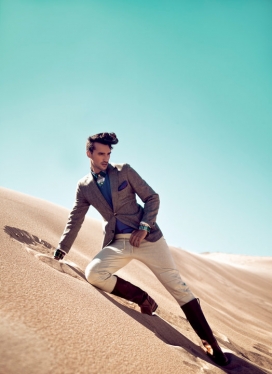 葡萄牙摄影师Nuno Lago-作品欣赏-沙漠型男