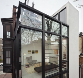 华盛顿建筑师Jameson-黑色钢筋混凝土玻璃结构建筑