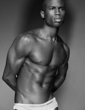 Djedi Ross肌肉黑人型男模特-葡萄牙波尔图Frederico Martins作品