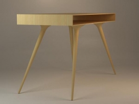 木桌！wood table-乌克兰Roman Shpelyk设计