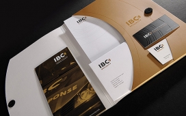 IBC安全品牌名片设计