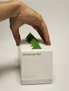 绿叶-一杯圣诞茶
