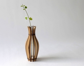 东京石灰胶合板花瓶