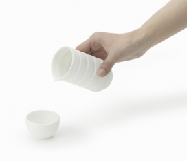 器皿杯子-茶具-双陀螺盖产品设计-日本设计师Nendo作品
