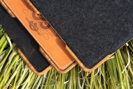 iPad Case-木材皮质IPAD平板电脑外套