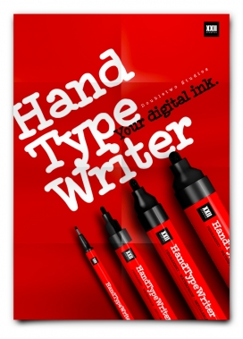 XXII HandTypeWriter字体设计欣赏