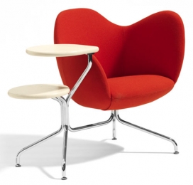 瑞典家具BLA设计-圆台面桌子椅子组合