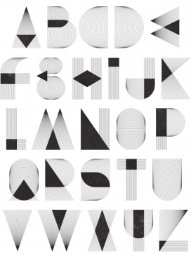 Anabelypster几何字体-加拿大Patrick Seymour设计师作品