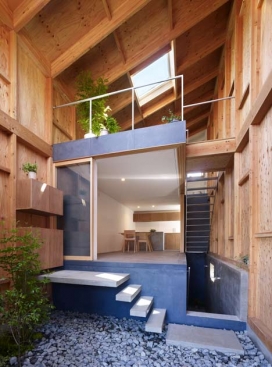 日本建筑师在横滨的木房子-