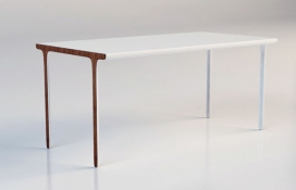 白巧克力桌子设计-哈萨克斯坦Artem Zigert设计师作品