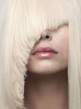 Hair&Beauty-高清晰金黄色秀发造型壁纸-法国摄影师Cyril Lagel作品