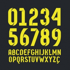 耐克/巴塞罗那2013年正式套件的自定义字体-西班牙Vasava设计机构作品
