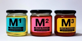 Miel² Honey灌装蜂蜜食品包装-相思，迷迭香，板栗