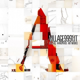 26个像素层叠立体英文字母设计-意大利贝加莫Antonio Village9991设计工作室作品