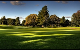 美丽的高尔夫球场