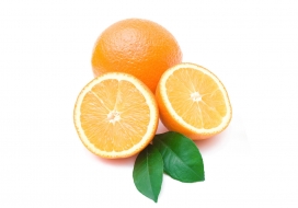 橙色类水果-脐橙橘子金桔水果壁纸