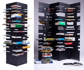 一个有趣的方式来存储图书，书架壁橱-意大利年轻设计师Marica Vizzuso作品