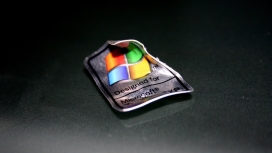 设计变形扭曲的Windows XP徽标