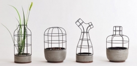 V4笼子花瓶-韩国设计师升宋勇Seung-Yong Song作品