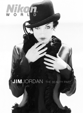 Jim Jordan时尚杂志封面黑白人像