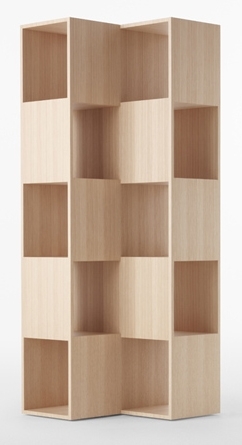 孔德之家木制书架-日本Nendo家居设计师作品