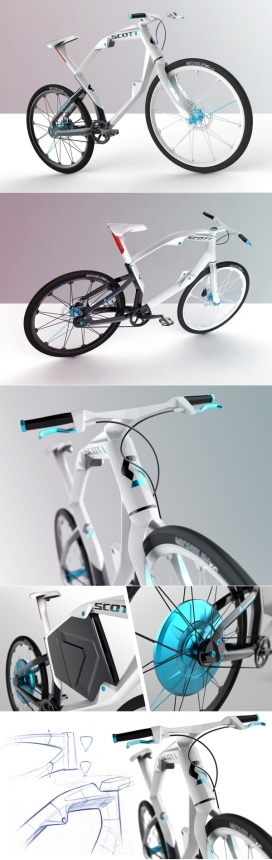 一个多用途的自行车-是一款有趣，时尚，轻便的实用车辆
