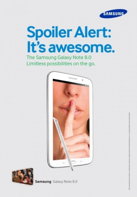 旅途中的无限可能-SAMSUNG三星Galaxy Note 8.0.手机平面广告