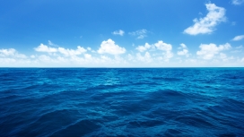 无限蓝-蓝天蓝色大海