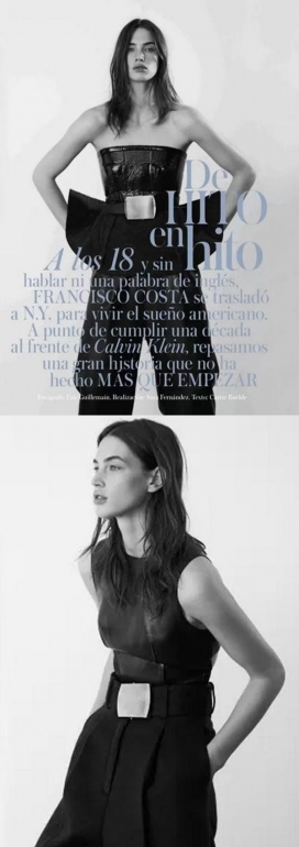 Vogue西班牙-卡尔文克莱恩-妇女报