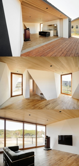菱形屋-日本千叶县宽敞明亮的室内建筑