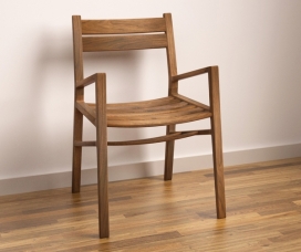 木质平行椅