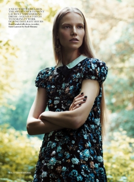 仙境之旅-Vogue英国版2013年11月-色彩艳丽，图案的衣服，别致和古怪的时装作品