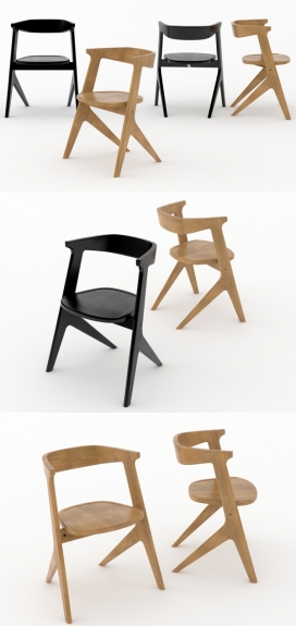 Tomdixon_slab木质靠椅设计