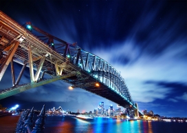 悉尼高架铁桥壁纸