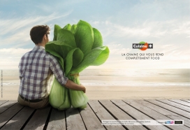 拥抱一个大青菜-Cuisine+媒体平面广告