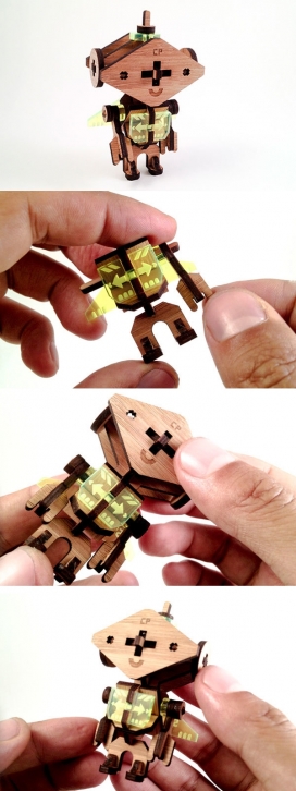 FLATBOT积木竹玩具设计
