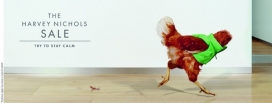 无头鸡-英国高级百货夏菲尼高平面广告
